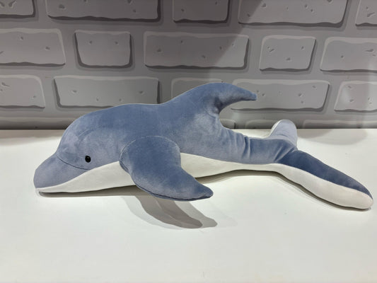 Dolphin soft toy- grey